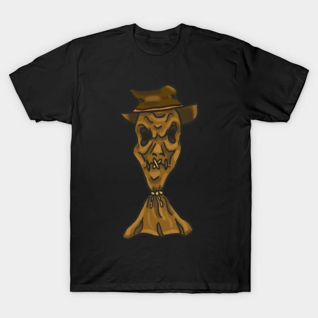 Scary Scarecrow T-Shirt by tesiamarieart